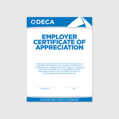 Employer Certificate of Appreciation